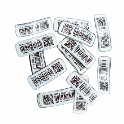 Przemysłowe śledzenie butli z tlenem z gazem QR Code Tag Zarządzaj etykietą