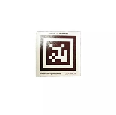 Kwadratowy permanentny kod AR Metalowy znacznik ceramiczny Zarządzanie pamięcią masową 70 x 70 mm