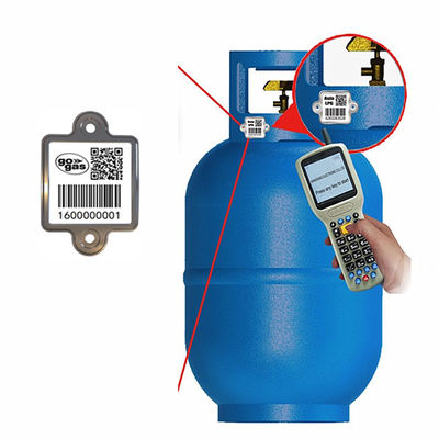 Etykiety z kodami kreskowymi butli LPG o grubości 1,2 mm