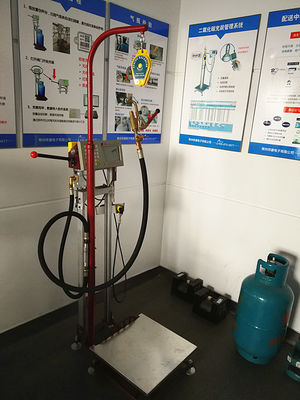 Przeciwwybuchowa maszyna do napełniania butli gazowych LPG Bezprzewodowa transmisja danych
