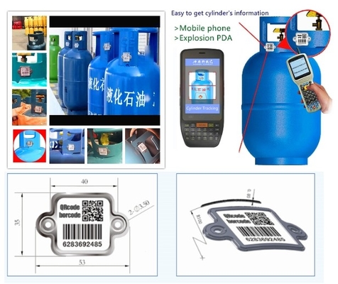 System śledzenia butli z gazem LPG Odporność chemiczna