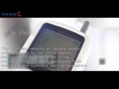 Cylinder barcode tags widely use in China