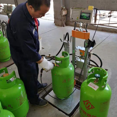 Skala napełniania LPG Przeciwwybuchowe Automatyczne butle do napełniania butli gazowych do użytku domowego