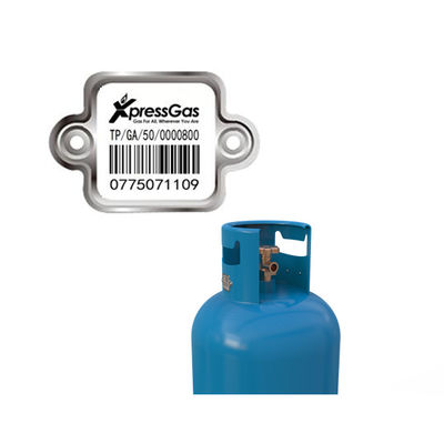 Etykieta z kodem kreskowym butli  LPG Identyfikacja cyfrowa Proste skanowanie za pomocą PDA lub telefonu komórkowego