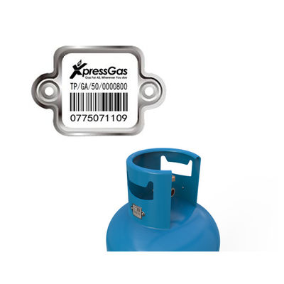 Etykieta z kodem kreskowym butli  LPG Digital Indentity Scan Zginalny Anti-UV Ex-proof