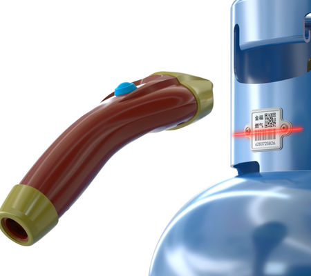 Etykieta z kodem kreskowym butli  Odporność na wysokie temperatury 1900F do zarządzania butlami LPG