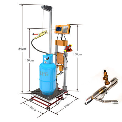 ATEX Przeciwwybuchowa maszyna do napełniania butli gazowych LPG bezprzewodowa transmisja danych