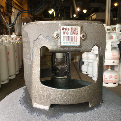 Metalowa ceramiczna odporność na ciepło Cylinder Etykieta z kodem kreskowym Anty UV