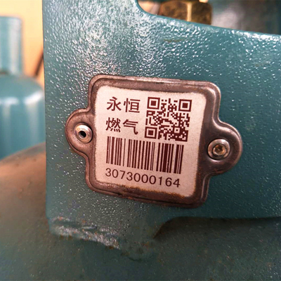 Stal nierdzewna 304 Kod QR Kod kreskowy cylindra Odporność na wysoką temperaturę