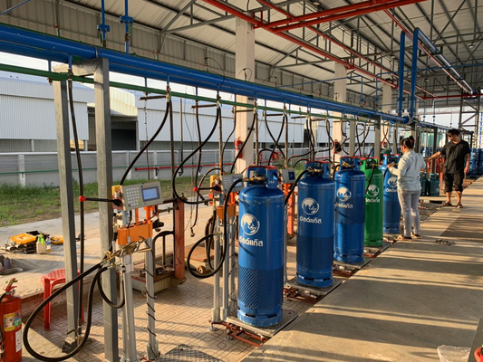 Wagi do napełniania gazem skroplonym wielu typów do stacji obsługi gazu LPG