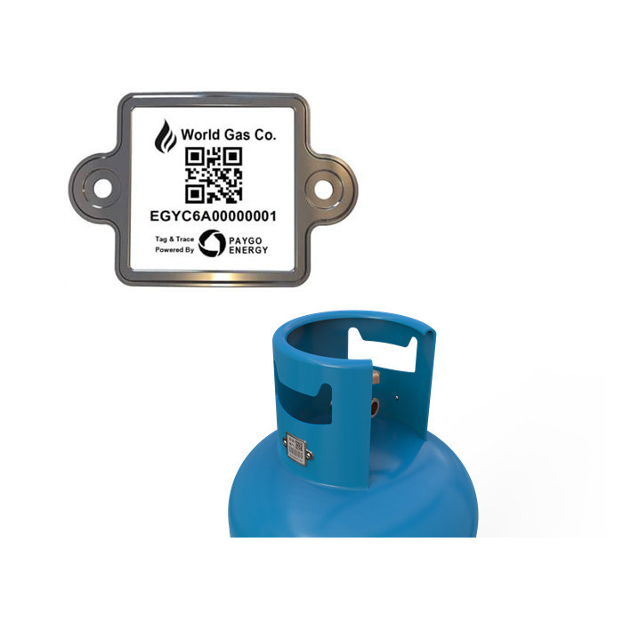 Kod kreskowy butli  LPG Trwały na zewnątrz 20 lat Proste skanowanie za pomocą PDA lub telefonu komórkowego